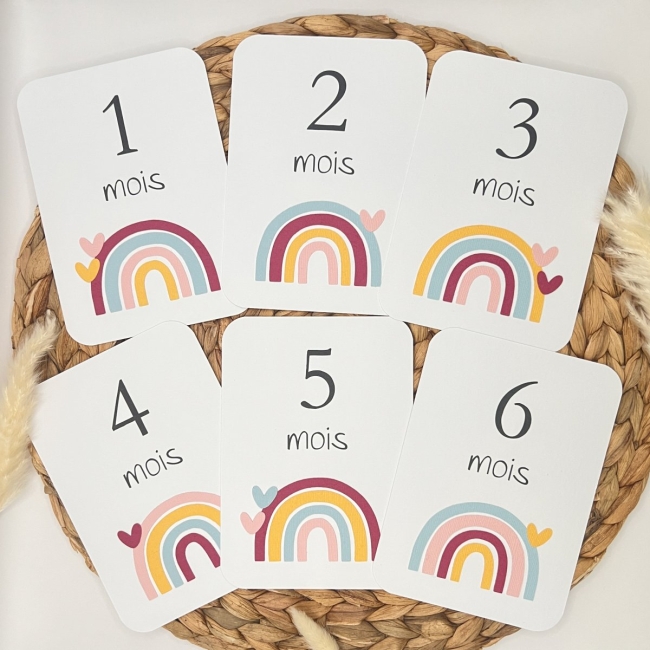 Cartes étapes - Arc-en-ciel