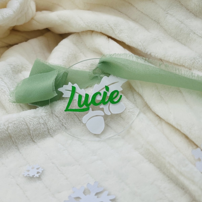 Boule de Noël - Chêne